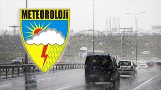 Meteoroloji'den 16 ile 'sarı kodlu' uyarı! Kuvvetli sağanak ve kar yağışları etkili olacak