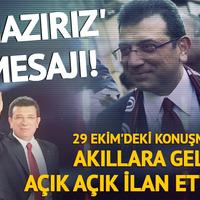  İmamoğlu açık açık ilan etti! 'Hazırız' mesajı