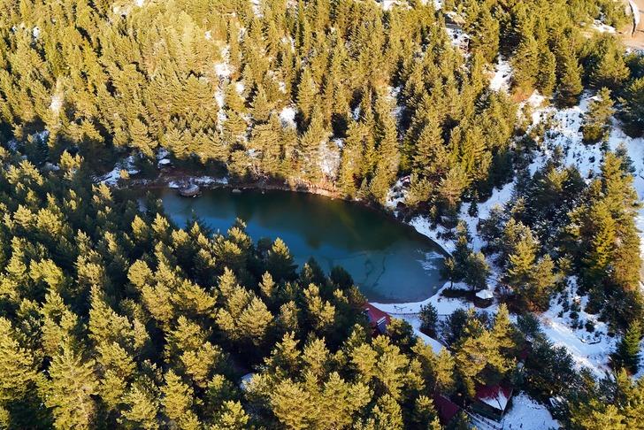 Her açıdan ayrı eşsiz... Danimarka'ya gidemeyen buraya gidiyor! Karın ve ormanın buluştuğu inanılmaz bir manzara G4
