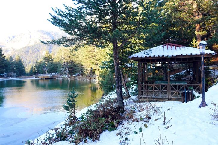 Her açıdan ayrı eşsiz... Danimarka'ya gidemeyen buraya gidiyor! Karın ve ormanın buluştuğu inanılmaz bir manzara G5