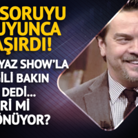 O soruyu duyunca şaşırdı! Beyaz Show'la ilgili bakın ne dedi!  