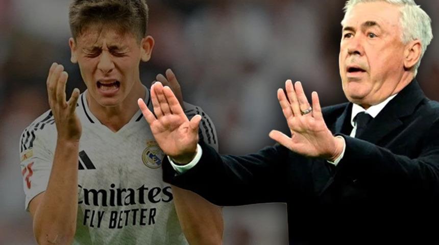 Arda G&uuml;ler, Ancelotti'nin sonunu getirdi! Tecr&uuml;beli teknik adam Real Madrid'den ayrılıyor hem de Arda y&uuml;z&uuml;nden!
