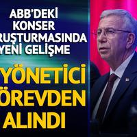 Konser soruşturmasında yeni gelişme! ABB'de 2 yönetici görevden alındı