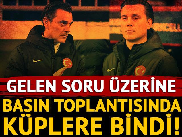 Montella gelen soru üzerine adeta küplere bindi!