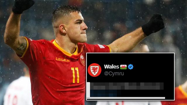 Liderliği kapan Galler'den maç sonu 'Karadağ' paylaşımı!