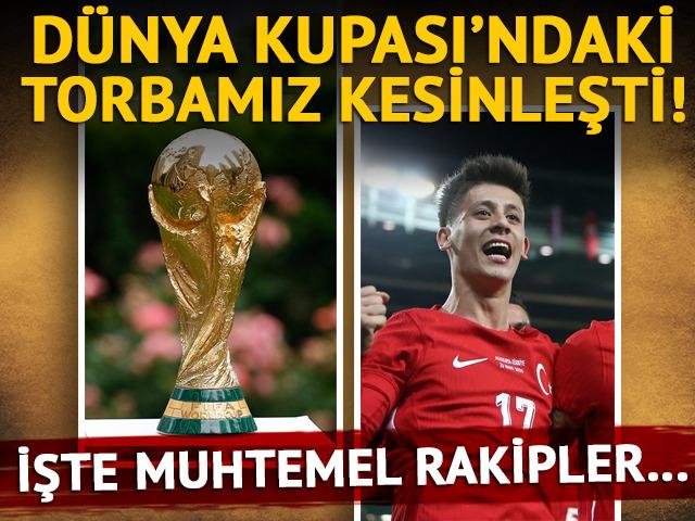 Dünya Kupası'ndaki torbamız kesinleşti! İşte muhtemel rakipler...