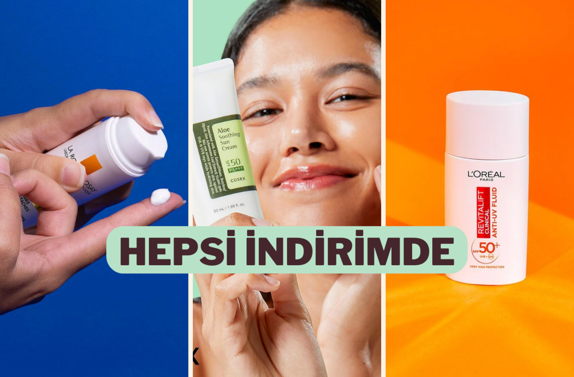 Cildinizi kışa hazırlayın! İndirimli fiyatlarıyla dikkat çeken güneş kremleri