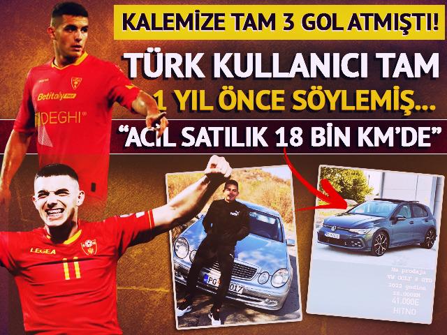 Kalemize tam 3 gol atmıştı! Türk kullanıcının tam 1 yıl önce yaptığı paylaşım olay oldu