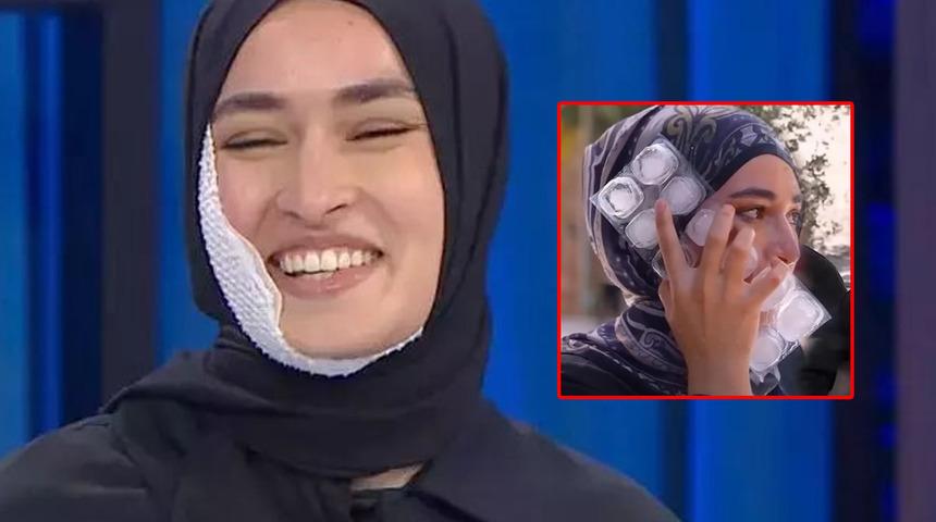 Kızgın yağ ile yüzü yanan Beyza bandajı çıkardı! Görenler inanamadı: "Bu duruma kurgu diyenler var"