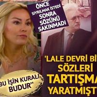 'Lale devri bitti' sözleri tartışma yaratmıştı! Son noktayı koydu