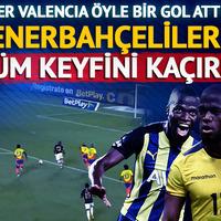 Eski Fenerbahçeli Enner Valencia'nın golü taraftarları üzdü! Rakip takımı adeta ipe dizdi...