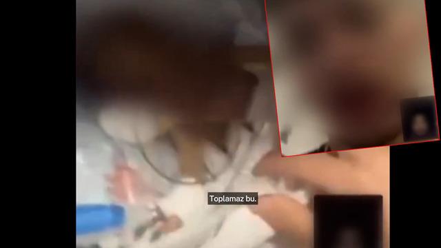 Yenidoğan skandalında kan donduran görüntüler! 500 gram bebek mi olur çek fişini