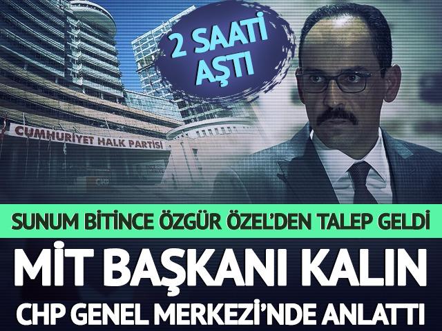 CHP Genel Merkezi'nde anlattı! 2 saati aştı, bitince Özel'den talep geldi