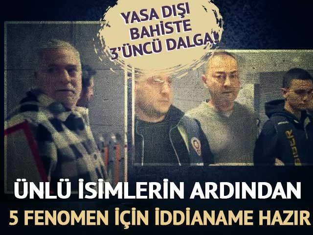 Yasa dışı bahis soruşturmasında 3. dalga! Serdar Ortaç ve Mehmet Ali Erbil'in ardından 5 fenomen için iddianame hazır