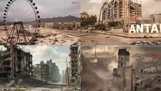Yapay zekanın 25 yıl sonrasına ait 'kıyamet' senaryosu tüyler ürpertti! Terkedilmiş şekilde tasvir edilen şehir: Antalya