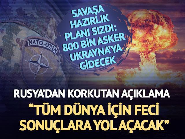 800 bin asker Ukrayna'ya gidecek iddiası: Rusya'dan açıklama: 'Tüm dünya için feci sonuçlara yol açacak'