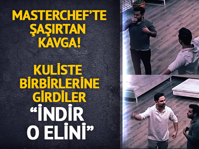 MasterChef'te şaşırtan kavga! Onur ve Semih birbirine girdi!