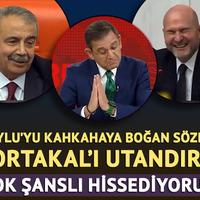 Soylu'yu kahkahaya boğan sözler Fatih Portakal'ı utandırdı