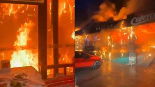 Afyon'daki yangında can pazarı! Dehşete düşüren görüntüler: Annem annem diyerek içeri atıldı