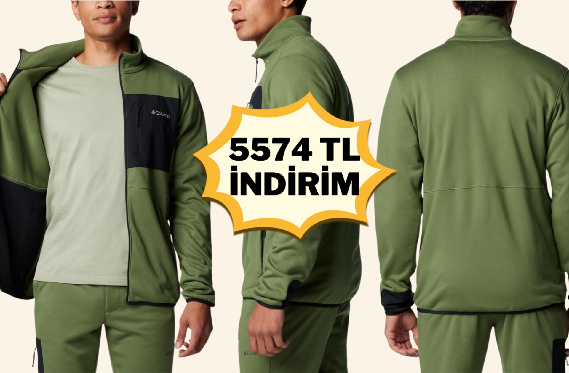 Günün en iyi fırsatı! Kışı sıcacık geçirmenizi sağlayak Columbia polarda %50 indirim