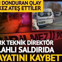 Çorluspor Teknik Direktörü silahlı saldırıda hayatını kaybetti! Kan donduran olayda 20 kez üst üste ateş etmişler...