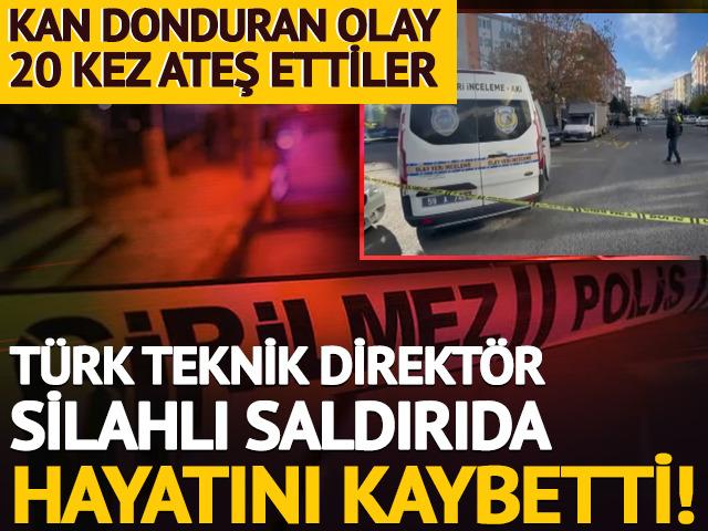 Çorluspor Teknik Direktörü silahlı saldırıda hayatını kaybetti! Kan donduran olayda 20 kez üst üste ateş etmişler...