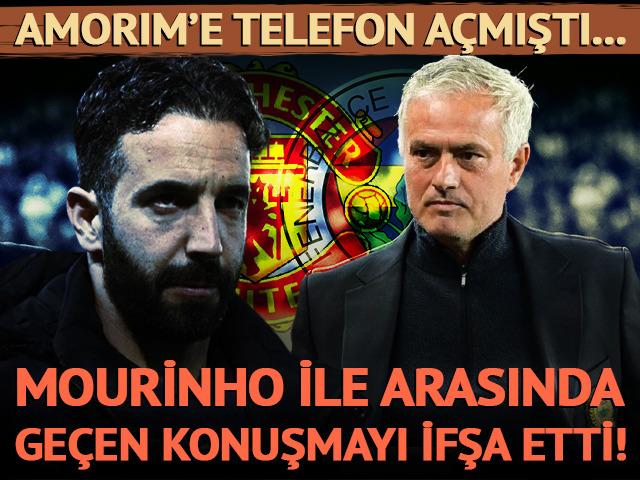 Mourinho telefon açmıştı... Amorim aralarında geçen konuşmayı ifşa etti! 