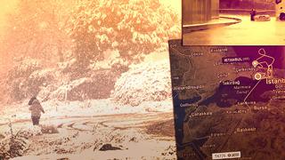 İSTANBUL'DA KAR SÜRPRİZİ |Bu kadarını kimse beklemiyordu... Lapa lapa yağdı! Deniz ve hava trafiği felç