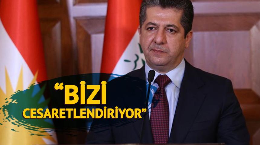 IKBY Başbakanı Barzani'den Türkiye açıklaması! 'Bizi cesaretlendiriyor' 
