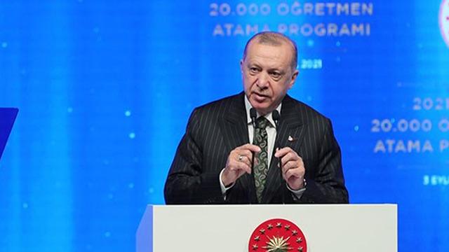 20 bin öğretmen ataması yapıldı! Cumhurbaşkanı Erdoğan'dan net mesaj: 'İzin vermeyeceğiz' 