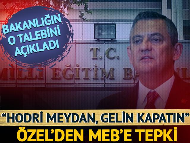 Özel'den Milli Eğitim Bakanlığına 'Kreş' tepkisi