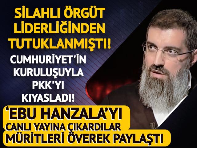 Silahlı örgüt liderliğinden tutuklanan Ebu Hanzala'yı canlı yayına çıkardılar! Müritleri överek paylaştı: Halis Bayancuk, Cumhuriyet'in kuruluşuyla PKK'yı kıyasladı