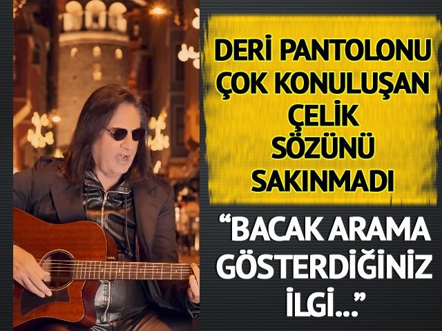 Deri pantolonlu hali dile düştü! Sözünü sakınmadı