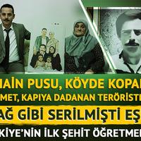 Türkiye'nin ilk şehit öğretmeni o! "Dağ gibi serilmişti eşim"