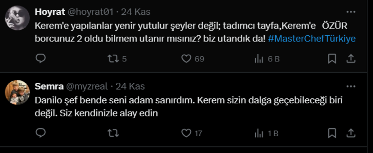 MasterChef Kerem'e şeflerin yaptığı hareket tepki çekti! "Siz gülüyorsunuz ama biz gülmedik" G1