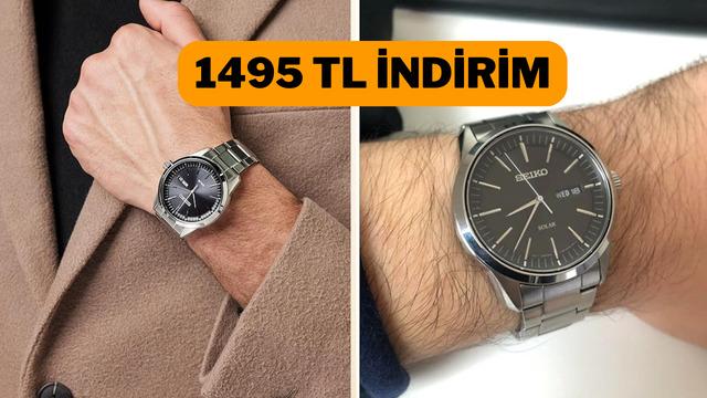Fiyatı 5 bin 537 TL'ye düştü! Seiko saatte kısa süreli Gülümseten Kasım indirimi 
