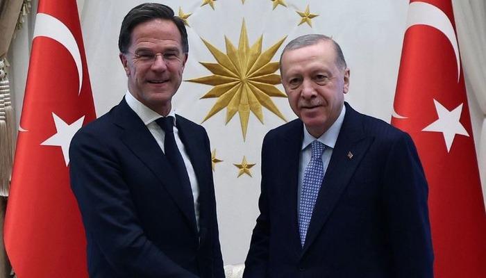 Cumhurbaşkanı Erdoğan, Rutte'yi kabul etti