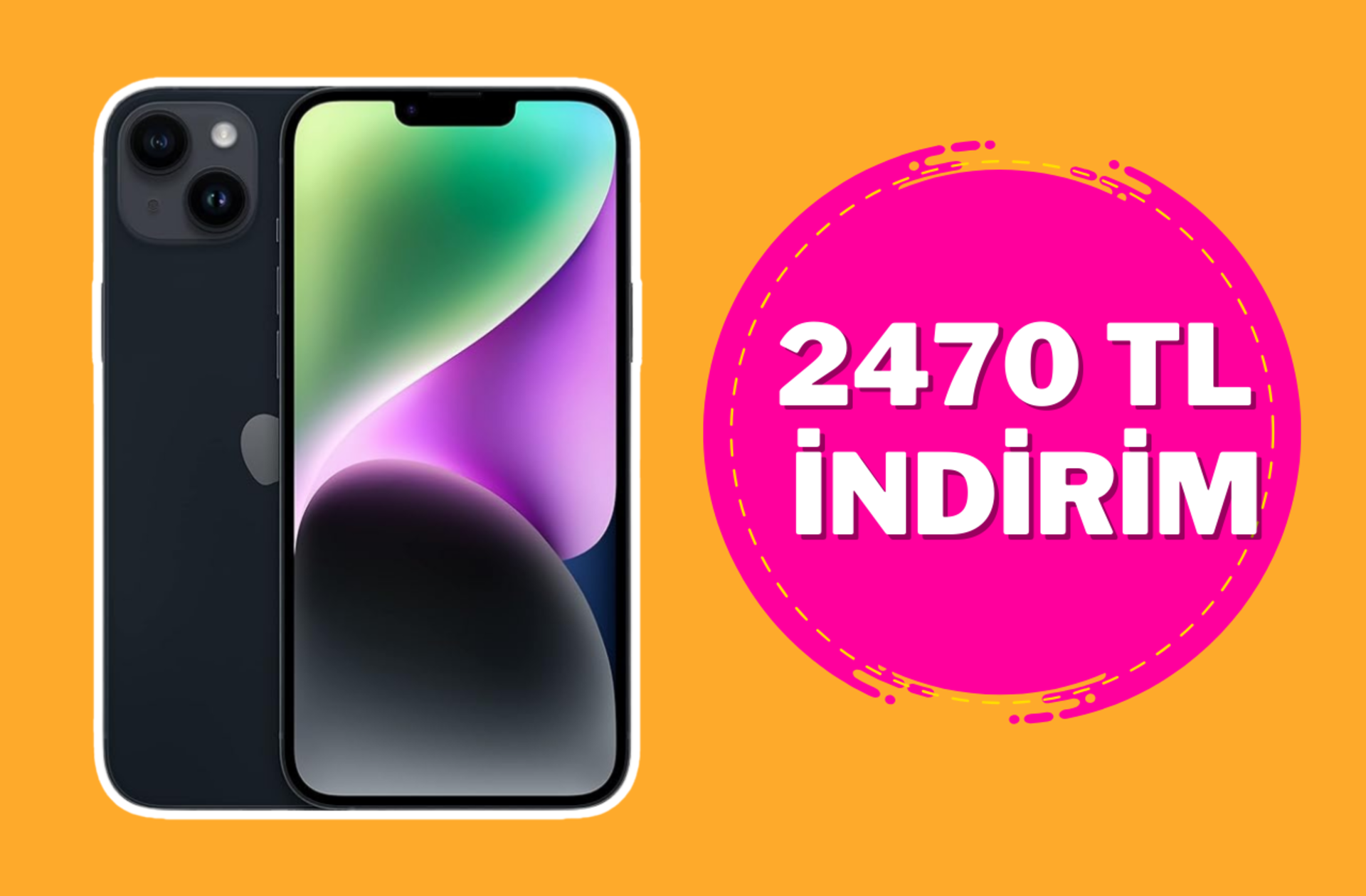 iPhone 14 Plus'ta Gülümseten Kasım'a özel 2 bin 470 TL indirim