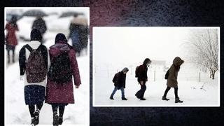 Olumsuz hava koşulları eğitimi etkiledi! 26 Kasım Salı günü okullarda kar tatili olacak iller hangileri?