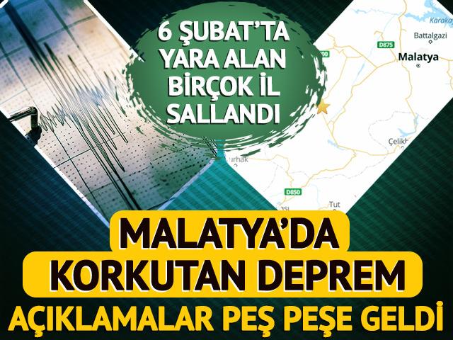 Malatya'da deprem oldu, birçok il sallandı