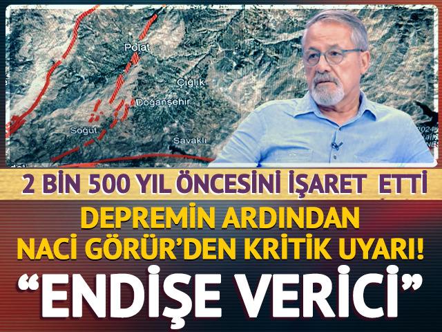 Malatya'daki depremin ardından Naci Görür'den kritik uyarı! 2 bin 500 yıl öncesini işaret etti: "Endişe verici ciddi olarak çalışılmalı"