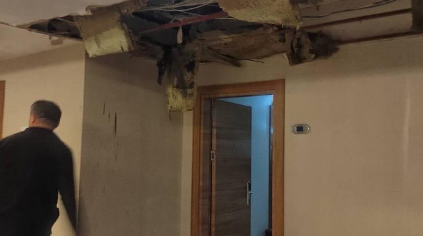 Alanya'da otelde çıkan yangın hasara neden oldu