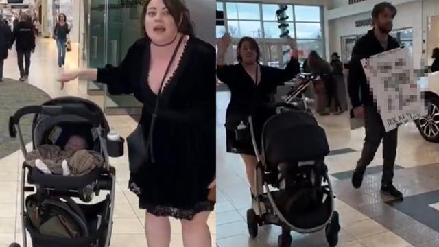 Kocasının kendisini aldattığını öğrenen kadının intikamı çok konuşuldu! Eline pankart verdi: Tüm AVM boyunca gezdirdi