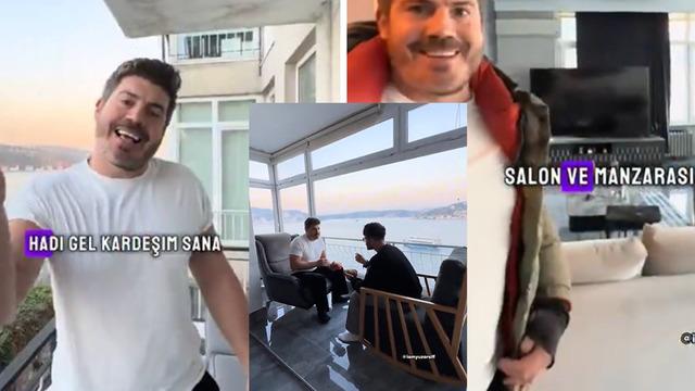 Aylık 130 bin kira ödediği evini gösterdi! Boğaz manzarası görenleri kendisine hayran bıraktı: Ev dökülüyor