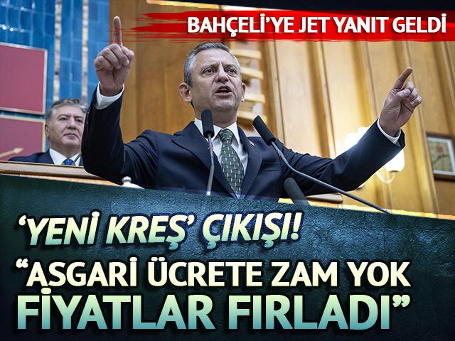 Bahçeli'ye jet yanıt! Özgür Özel'den yeni kreş çıkışı