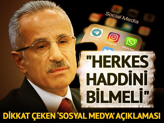 "Herkes haddini bilmeli" dedi açık açık uyardı