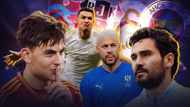 Bonservissiz yıldızlar Süper Lig’in radarında: Salah, Neymar, Dybala ve daha fazlası! İşte sezon sonu sözleşmesi bitecek futbolcular...