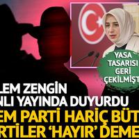 Yasa tasarısı geri çekilmişti! Canlı yayında duyurdu! "DEM hariç tüm partiler 'hayır' demedi"