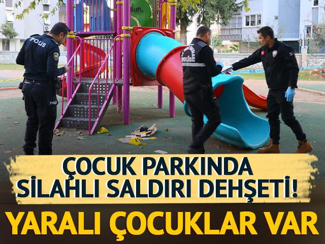 Çocuk parkında silahlı saldırı dehşeti! 