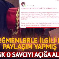 Teğmenlerle ilgili de paylaşım yapmıştı! HSK o savcıyı açığa aldı